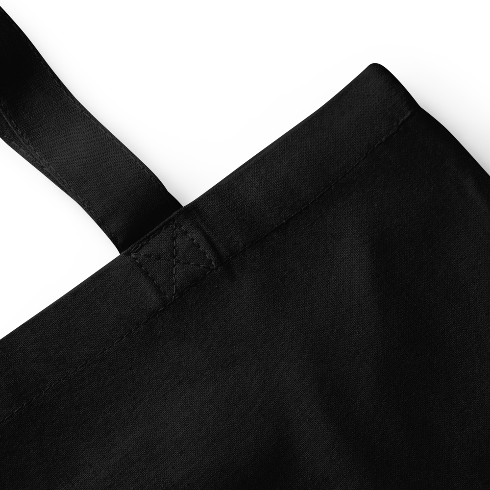 Little White Ghost Tote Bag · Black / One size