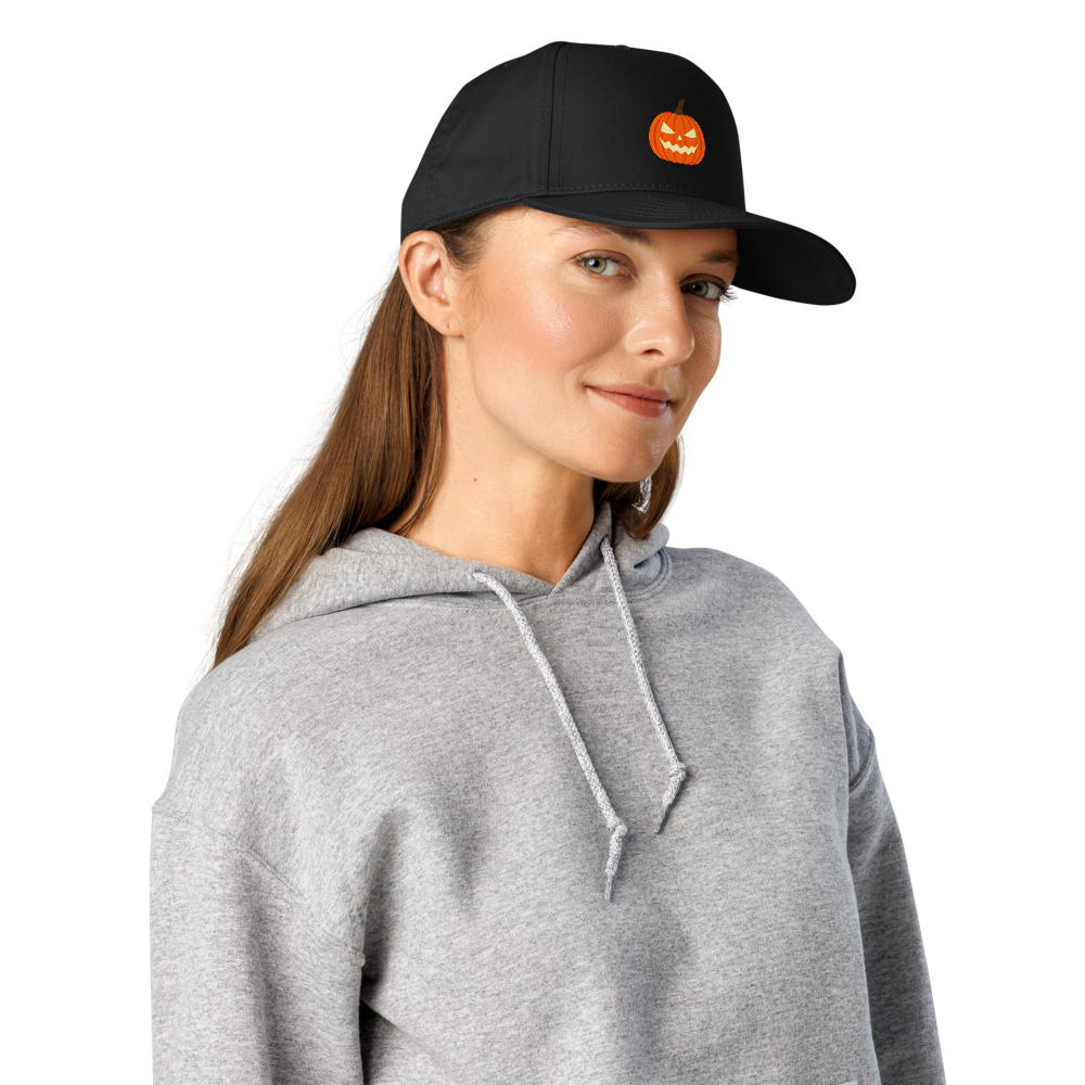 Calabaza Halloween Cap · Black / One size
