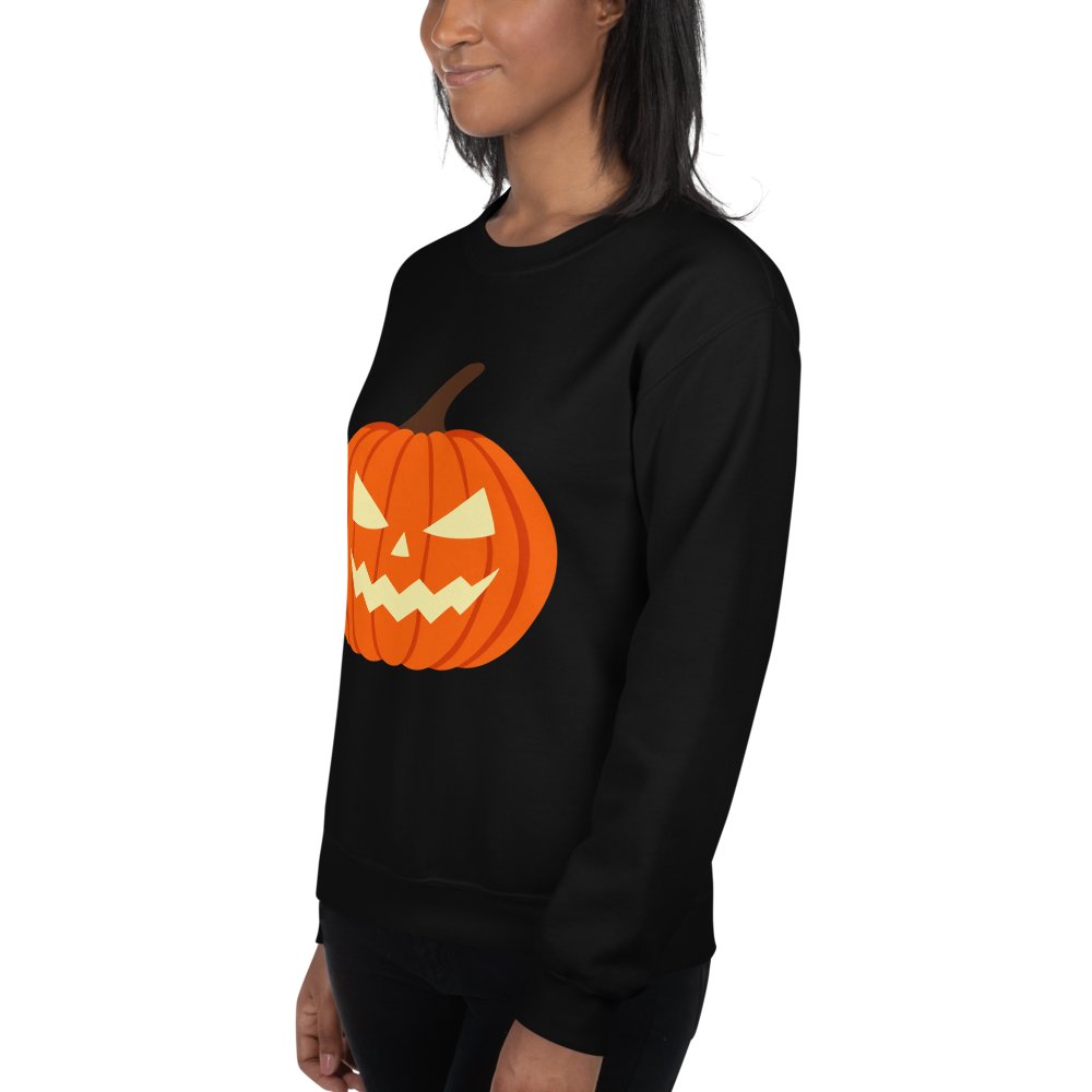 Halloween Pumpkin Unisex Sweatshirt · Unisex / Black / S