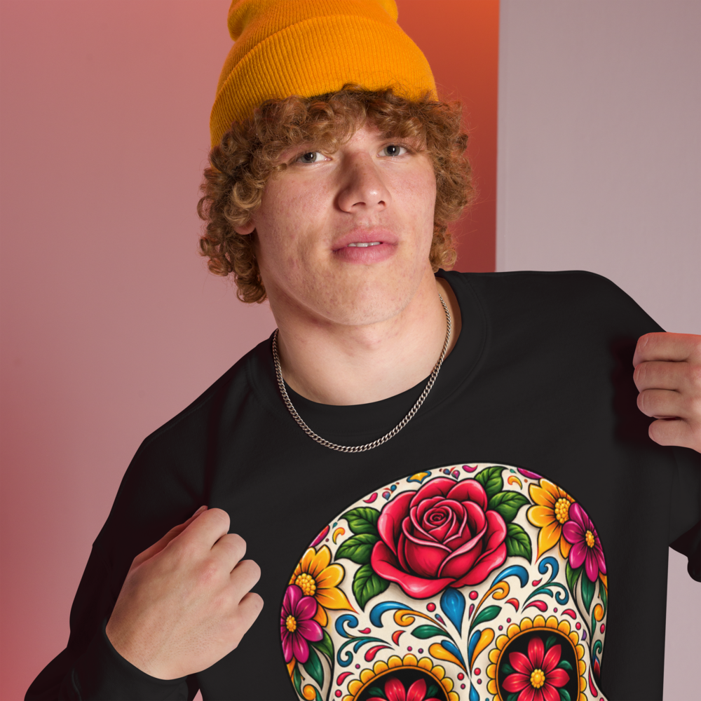 Skull Sweatshirt · Unisex / Black / S