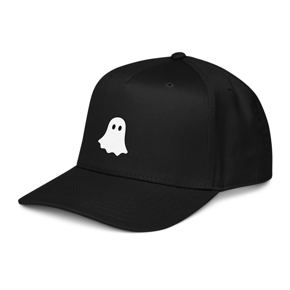 Little White Ghost Cap · Black / One size