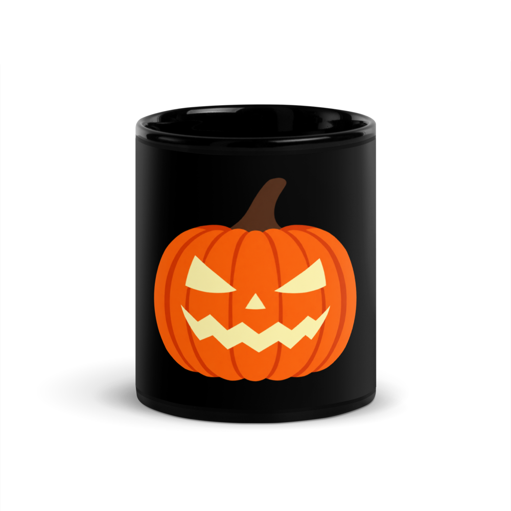 Calabaza Halloween Mug · Black / 11 oz