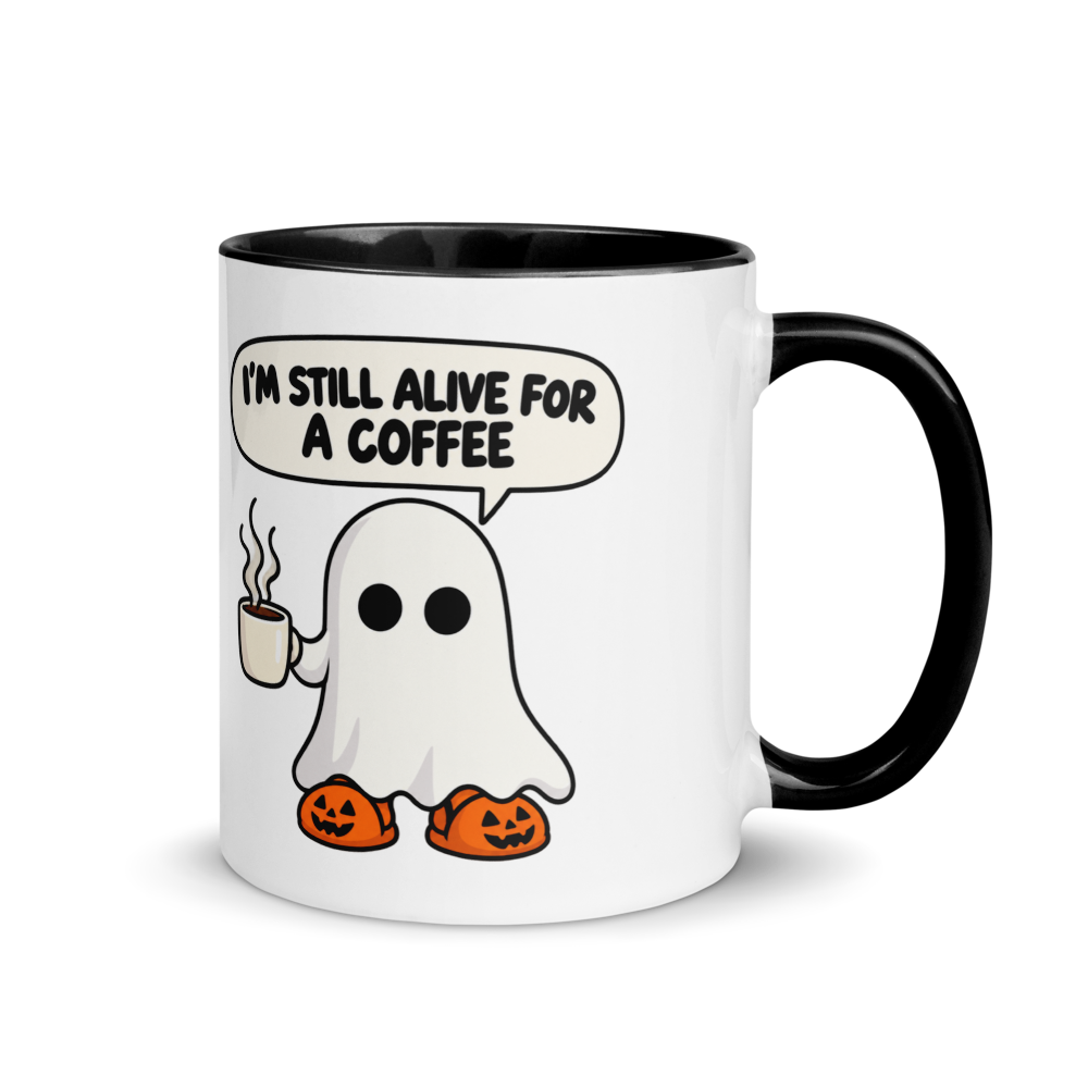 Still Alive for a Coffee Mug with Color Inside · Black / 11 oz