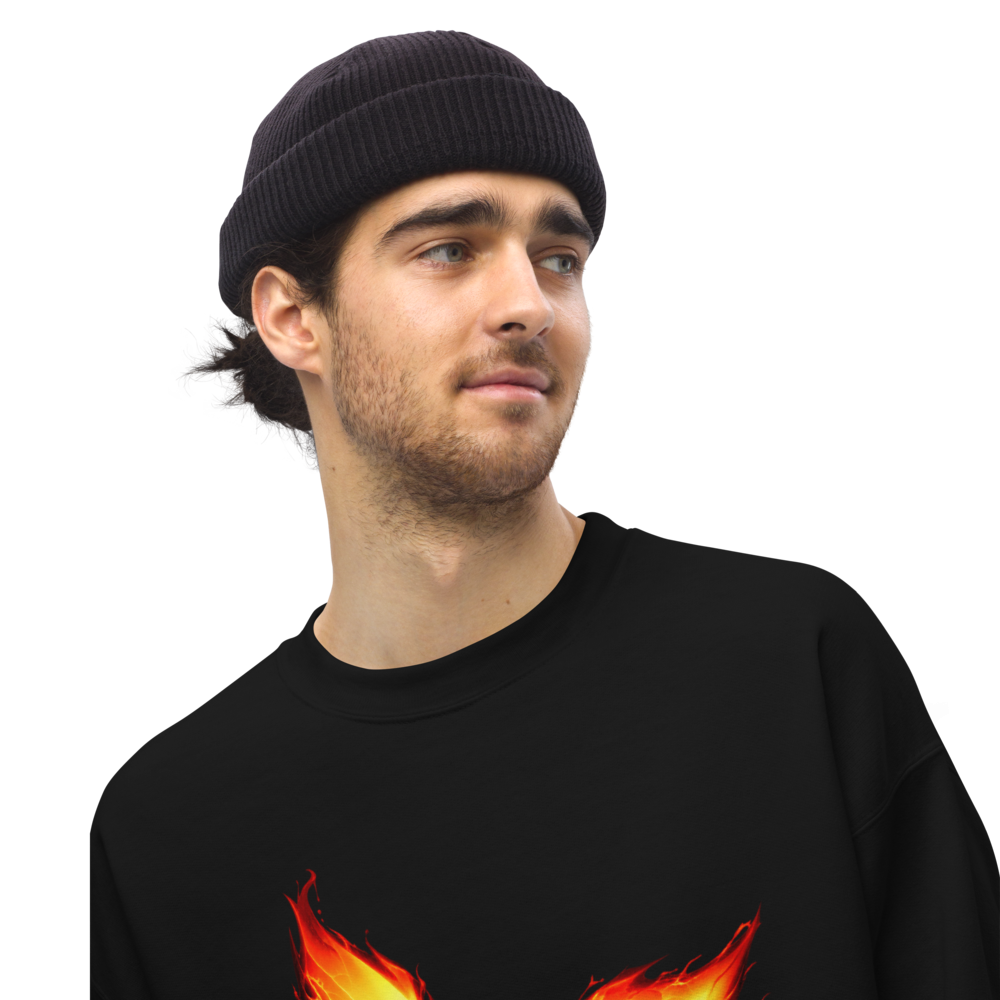 Scary Pumpkin Sweatshirt · Unisex / Black / S
