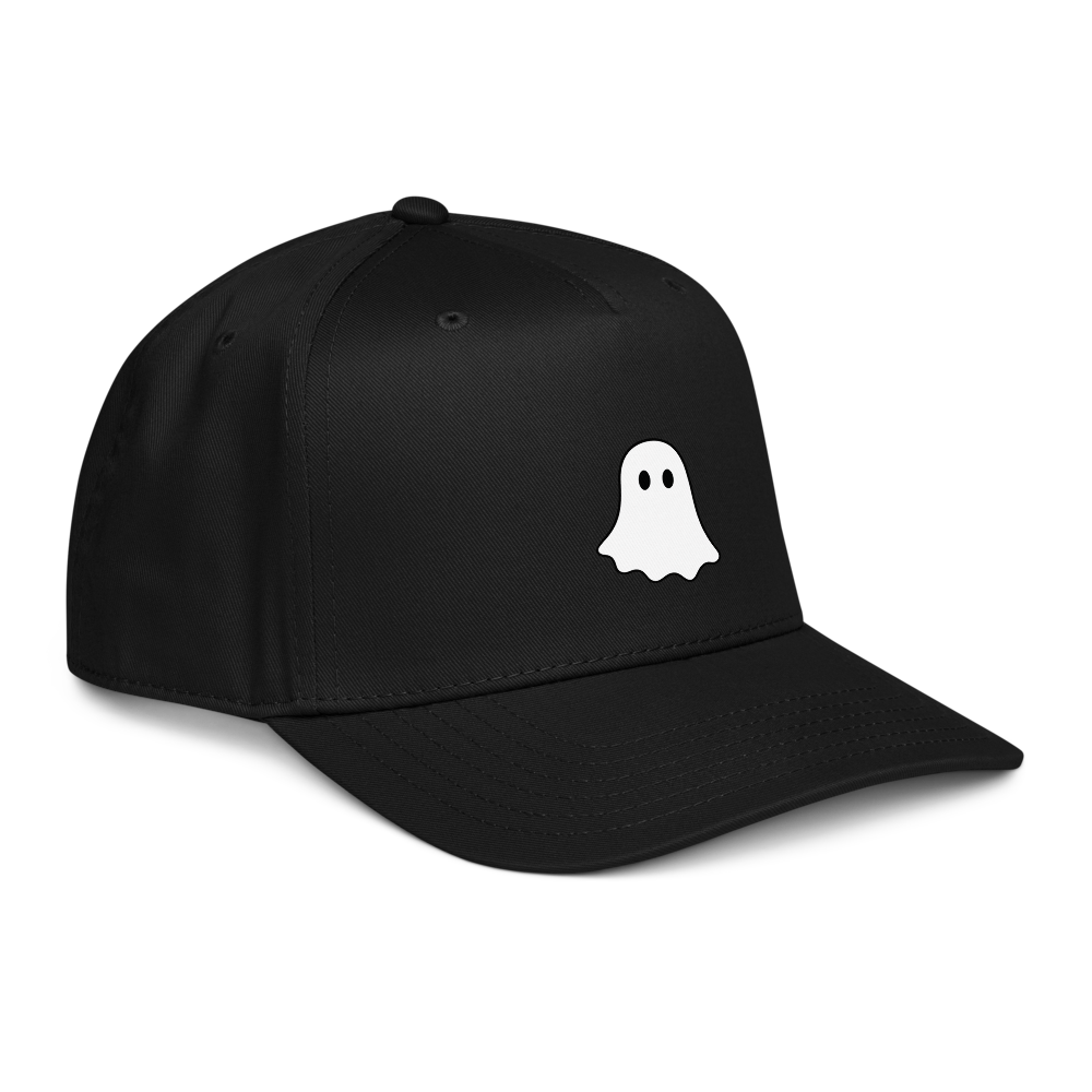 Little White Ghost Cap · Black / One size