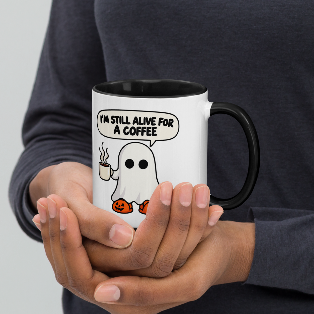 Still Alive for a Coffee Mug with Color Inside · Black / 11 oz