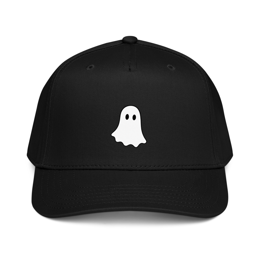 Little White Ghost Cap · Black / One size