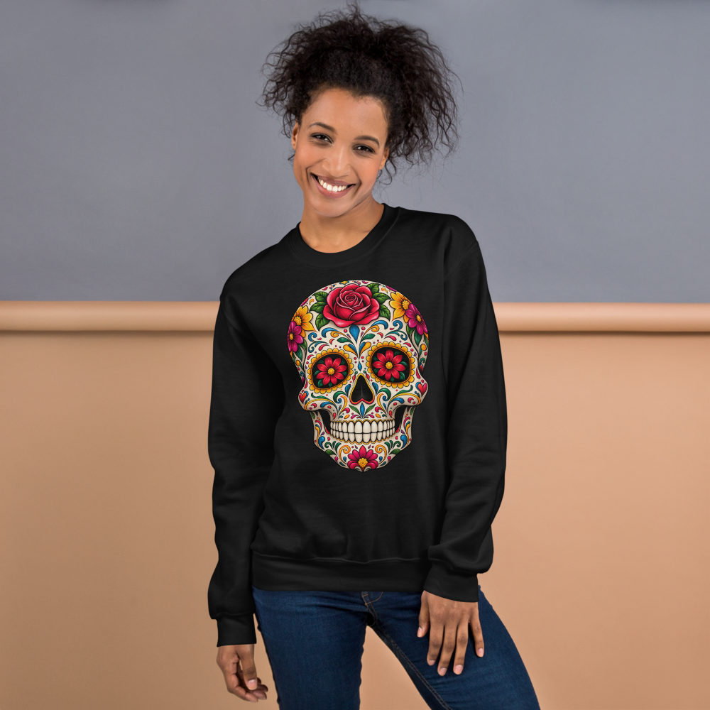 Skull Sweatshirt · Unisex / Black / S