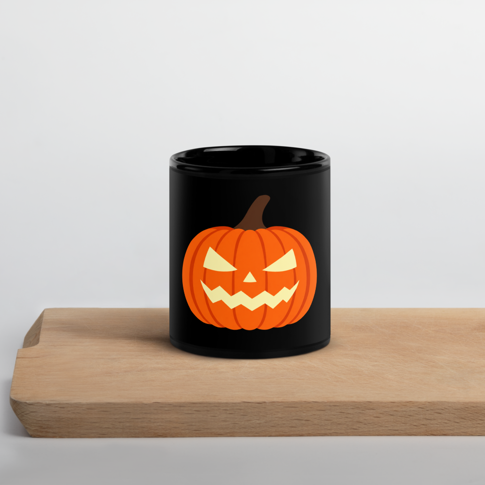 Calabaza Halloween Mug · Black / 11 oz