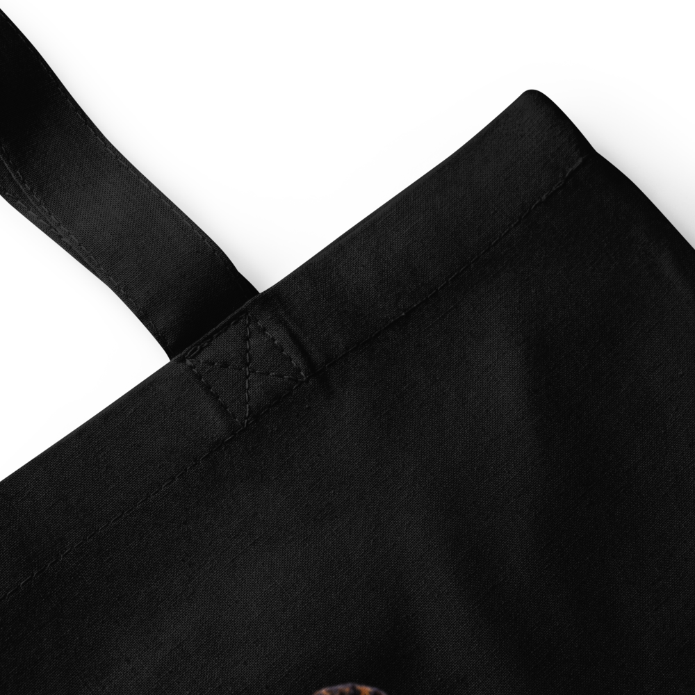 Witch Cat Tote Bag · Black / One size