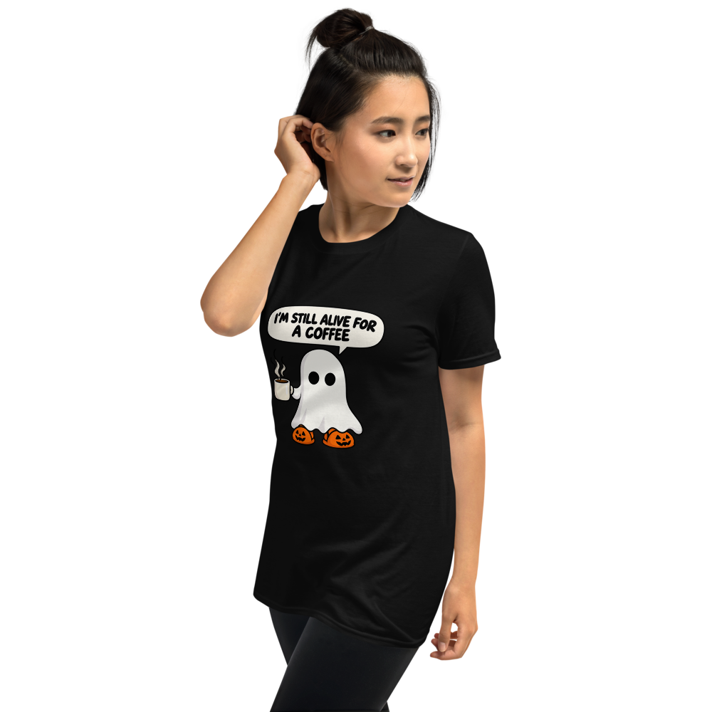 Still Alive for a Coffee T-Shirt · Unisex / Black / S