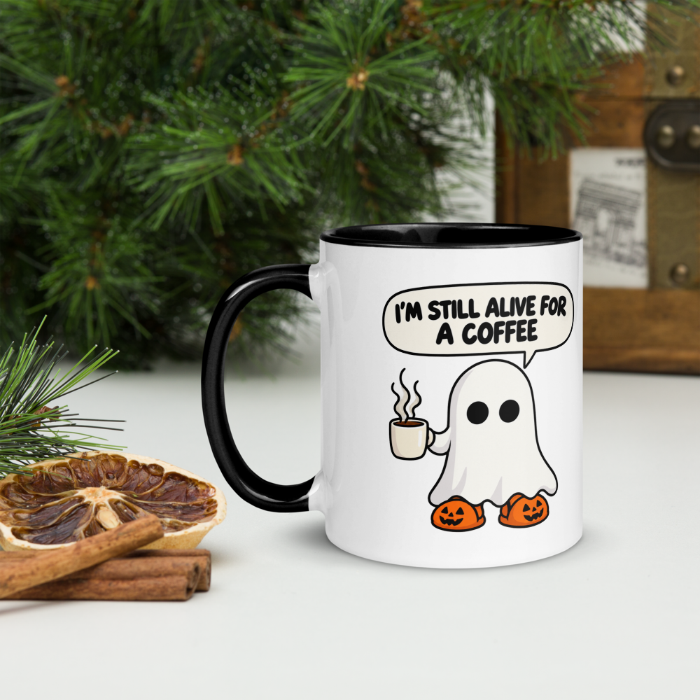 Still Alive for a Coffee Mug with Color Inside · Black / 11 oz