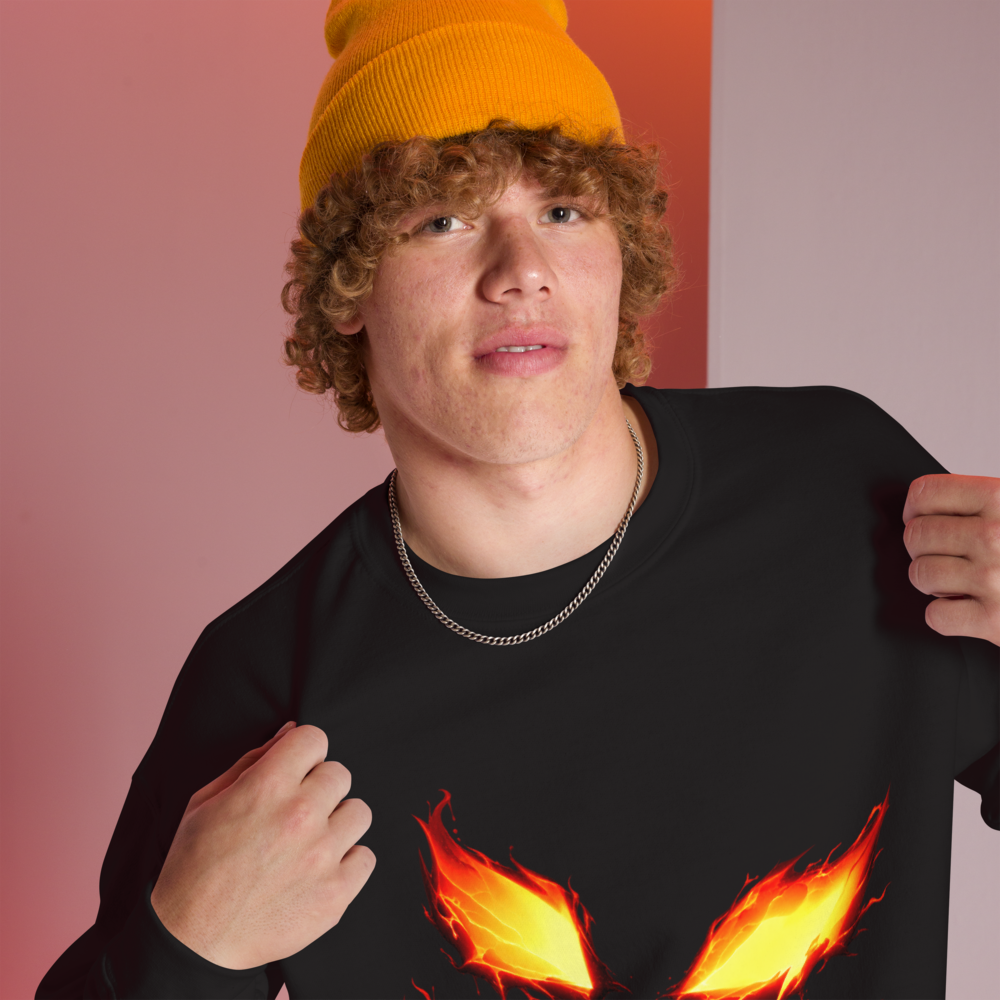 Scary Pumpkin Sweatshirt · Unisex / Black / S